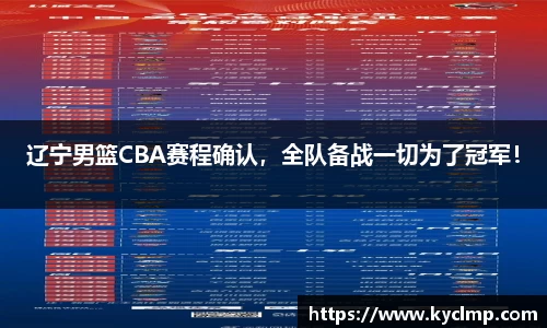 辽宁男篮CBA赛程确认，全队备战一切为了冠军！