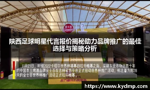 陕西足球明星代言报价揭秘助力品牌推广的最佳选择与策略分析